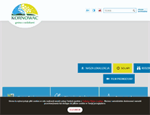 Tablet Screenshot of kornowac.pl